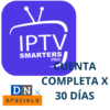 IPTV – 1 Cuenta Completa x 30 días -