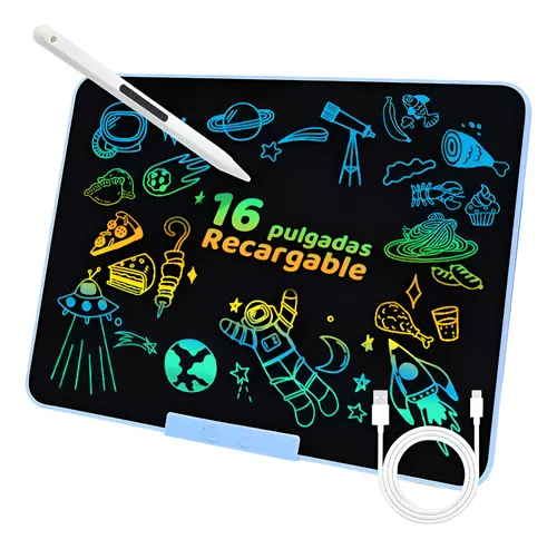 Tablero Mágico Digital 16 Pulgadas LCD Reutilizable con Bloqueo de Pantalla - Imagen 2