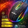 Mouse Gamer WEIBO Ortho-Pin Light RGB – Precisión Óptica, Iluminación LED y Alto Rendimiento