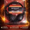 Nuevos Audifonos Stereo - Somao - Con Micrófono Negro