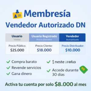 Membresia Vendedor