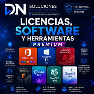 Licencias, Software y Herramientas Premium